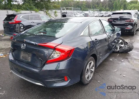 2020 Honda Civic Lx z USA, uszkodzony, nr VIN 2HGFC2F61LH567232